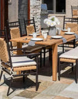 Low Country Dining Chair Premium Wicker Furniture - LOOMLAN - Lloyd Flanders - Outdoor Dining Chairs