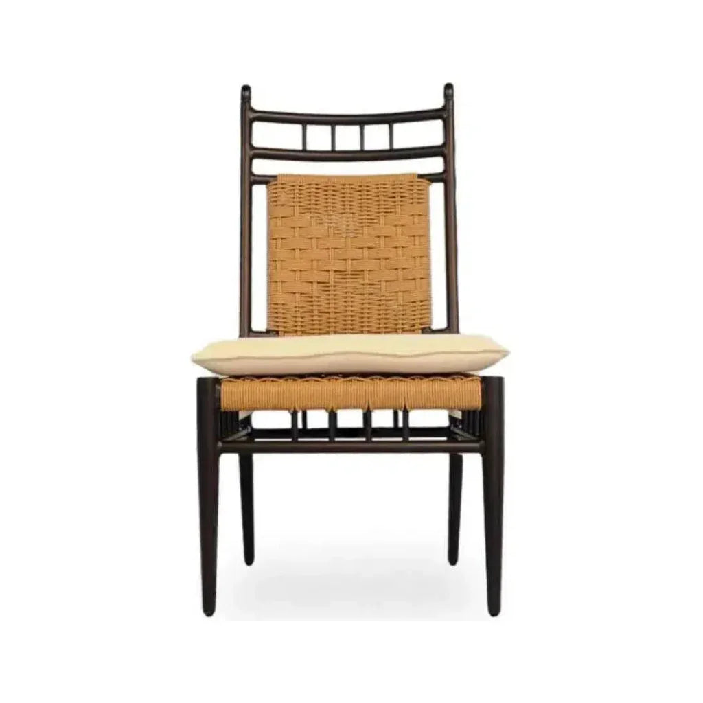 Low Country Dining Chair Premium Wicker Furniture - LOOMLAN - Lloyd Flanders - Outdoor Dining Chairs