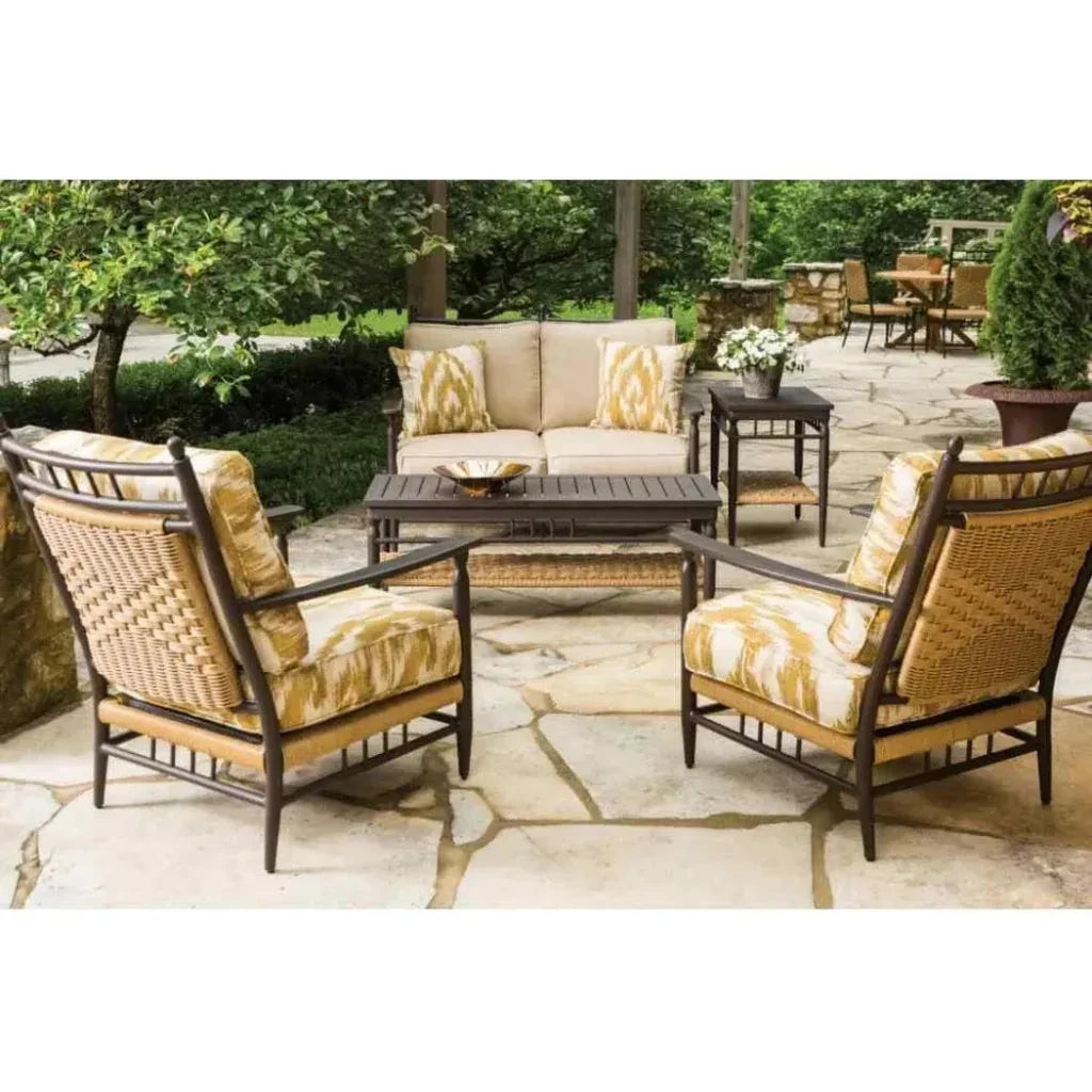 Low Country Lounge Chair Premium Wicker Furniture - LOOMLAN - Lloyd Flanders - Outdoor Lounge Chairs