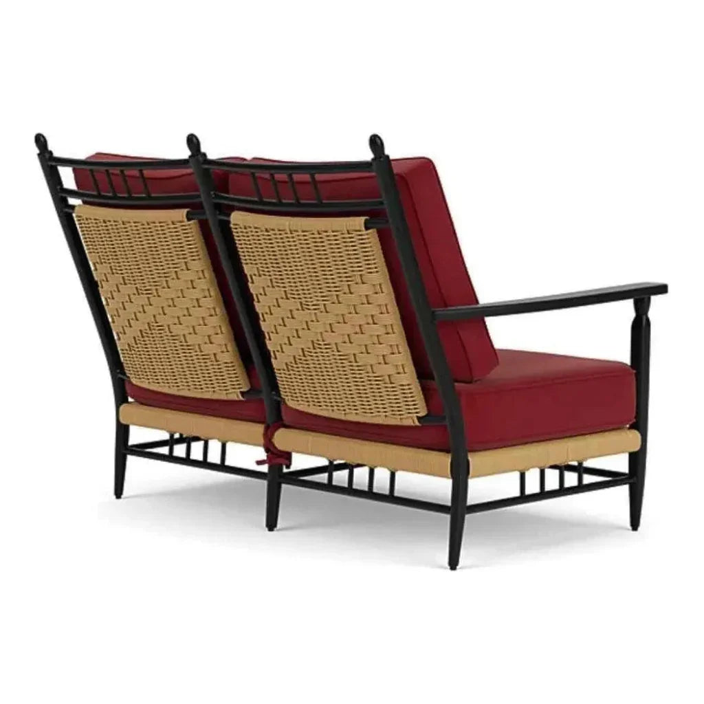 Lloyd Flanders Low Country Loveseat Premium Wicker Furniture