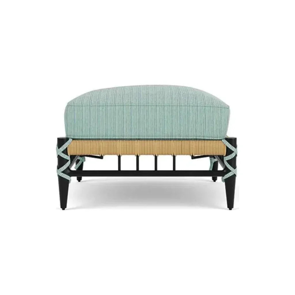 Low Country Ottoman Premium Wicker Furniture - LOOMLAN - Lloyd Flanders - Outdoor Ottomans