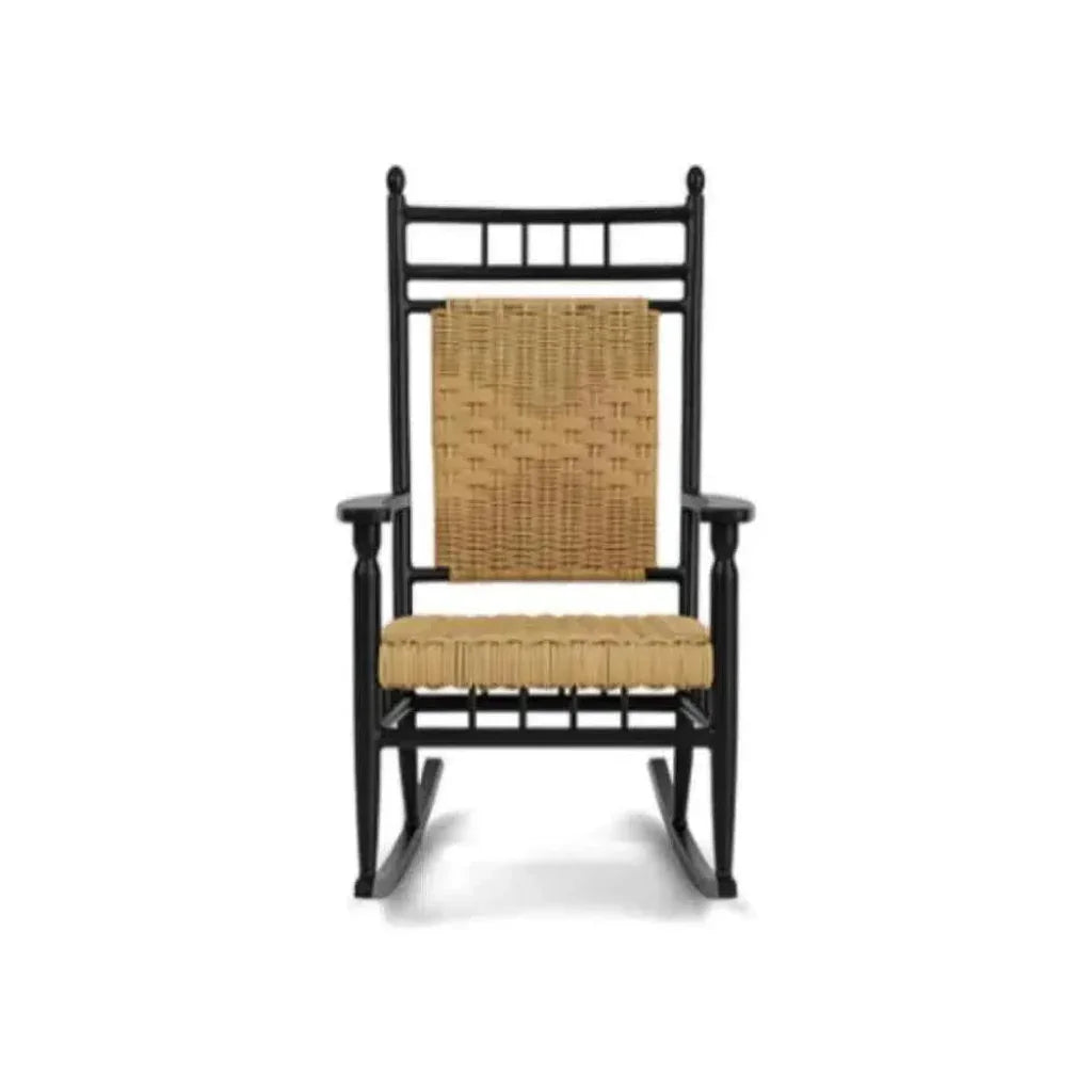 Low Country Porch Rocker Premium Wicker Furniture - LOOMLAN - Lloyd Flanders - Outdoor Lounge Chairs