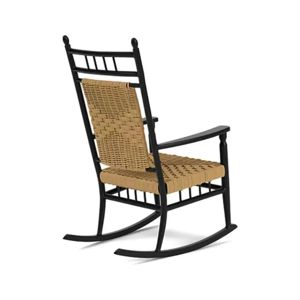 Low Country Porch Rocker Premium Wicker Furniture - LOOMLAN - Lloyd Flanders - Outdoor Lounge Chairs
