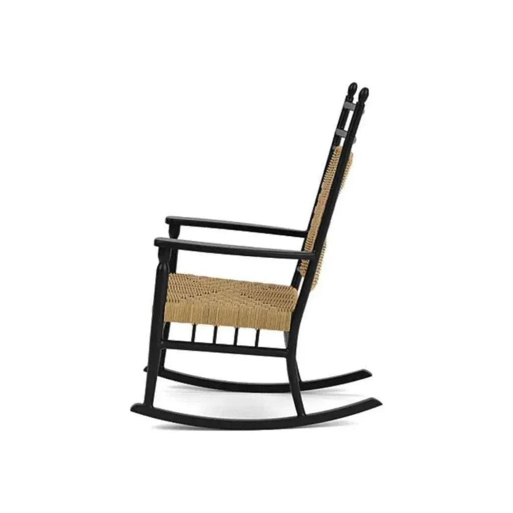 Low Country Porch Rocker Premium Wicker Furniture - LOOMLAN - Lloyd Flanders - Outdoor Lounge Chairs