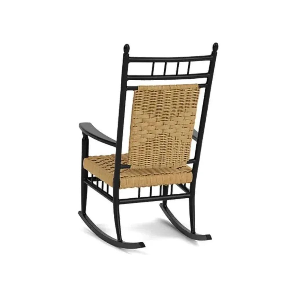 Low Country Porch Rocker Premium Wicker Furniture - LOOMLAN - Lloyd Flanders - Outdoor Lounge Chairs