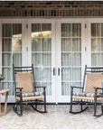 Low Country Porch Rocker Premium Wicker Furniture - LOOMLAN - Lloyd Flanders - Outdoor Lounge Chairs