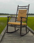 Low Country Porch Rocker Premium Wicker Furniture - LOOMLAN - Lloyd Flanders - Outdoor Lounge Chairs