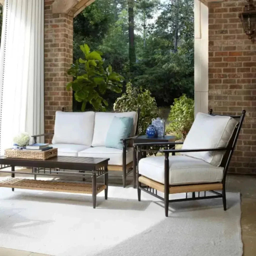 Low Country Rectangular End Table - LOOMLAN - Lloyd Flanders - Outdoor Side Tables