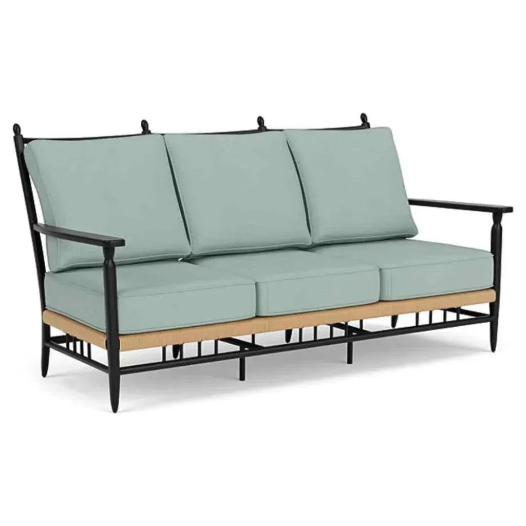 Lloyd Flanders Low Country Sofa Premium Wicker Furniture