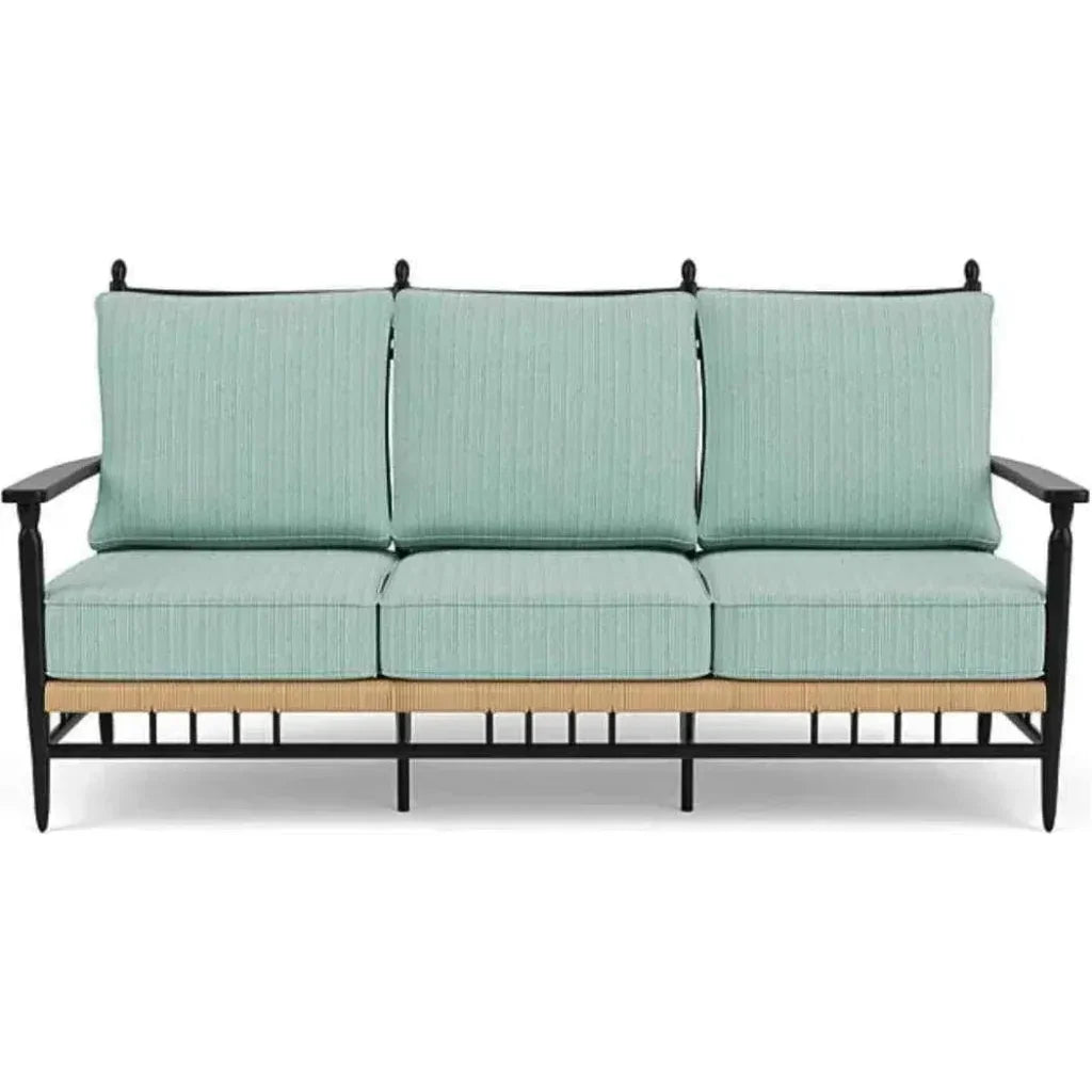 Lloyd Flanders Low Country Sofa Premium Wicker Furniture