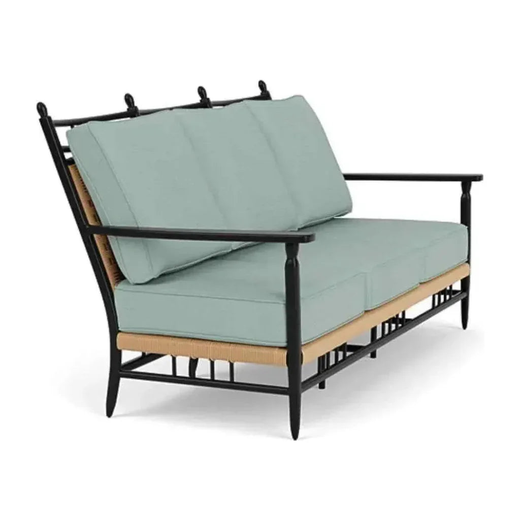 Lloyd Flanders Low Country Sofa Premium Wicker Furniture