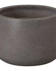 Emissary Low Opus Gray Terrazzo Round Planter