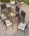 Provence Sunbrella Outdoor Dining Chair 2PC