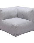 Luanda Corner Chair Gray - LOOMLAN - Zuo Modern - Outdoor Modulars