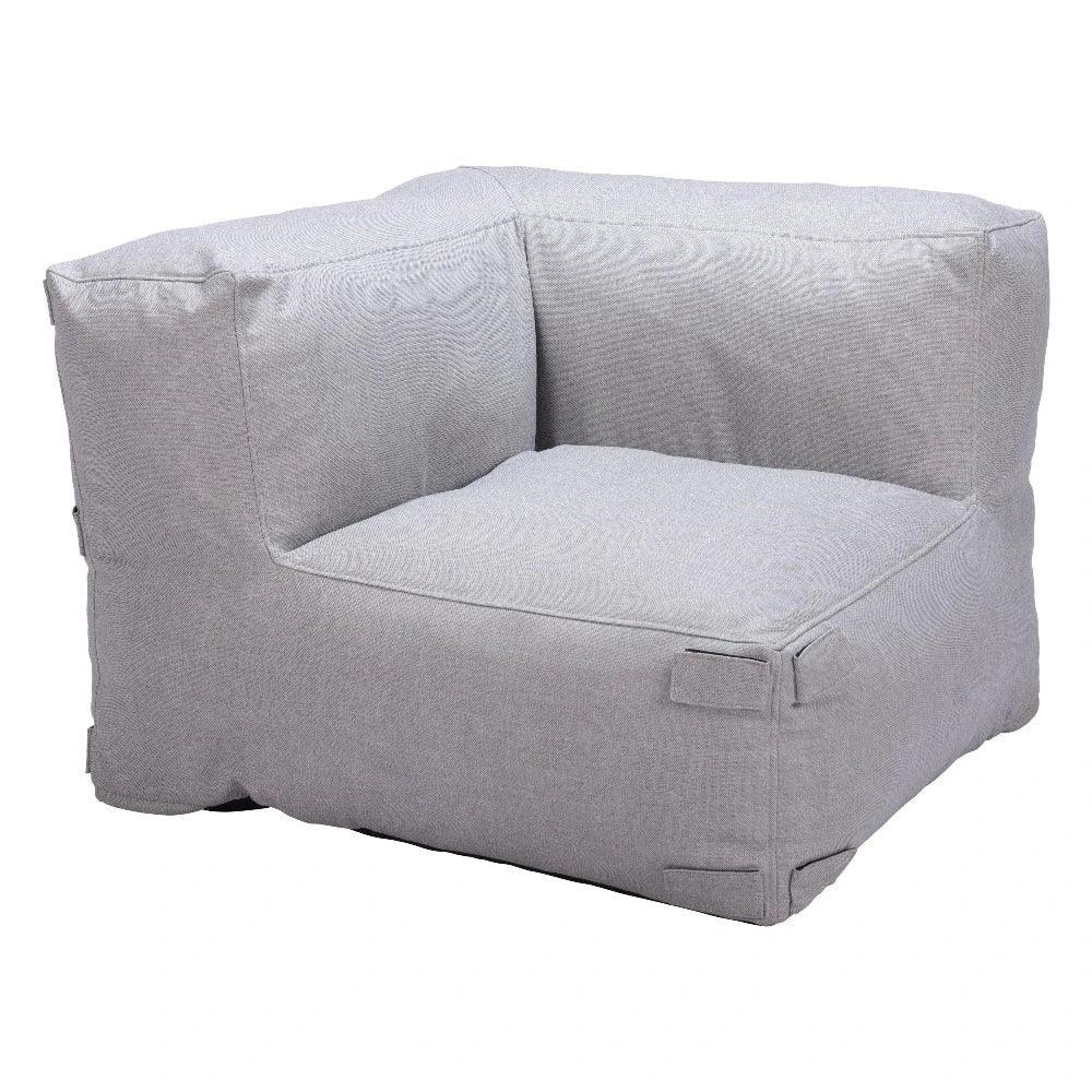 Luanda Corner Chair Gray - LOOMLAN - Zuo Modern - Outdoor Modulars