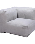 Luanda Corner Chair Gray - LOOMLAN - Zuo Modern - Outdoor Modulars