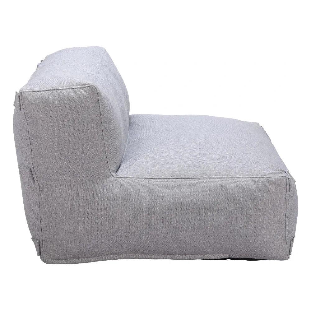 Luanda Middle Chair Gray - LOOMLAN - Zuo Modern - Outdoor Modulars