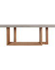 Lucca Outdoor Concrete Counter Table - Slate Gray - LOOMLAN - Seasonal Living - Outdoor Dining Tables