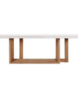 Seasonal Living Lucca Outdoor Concrete Counter Table - White Outdoor