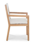 Luce Natural Teak Outdoor Dining Chair - LOOMLAN - Moe's Home - Outdoor Dining Chairs