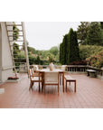 Luce Natural Teak Outdoor Dining Chair - LOOMLAN - Moe's Home - Outdoor Dining Chairs