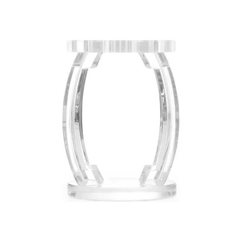 Lucite Acrylic Made Outdoor Garden Stool - LOOMLAN - Chelsea House - Poufs and Stools