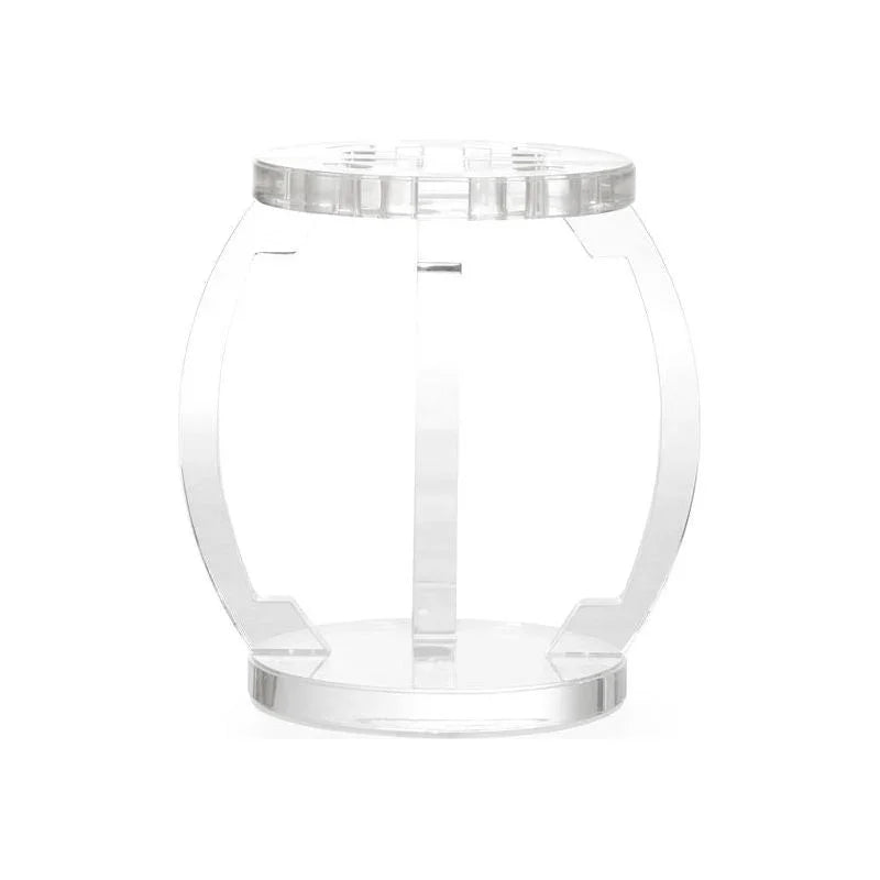 Lucite Acrylic Made Outdoor Garden Stool - LOOMLAN - Chelsea House - Poufs and Stools