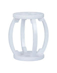 Lucite Acrylic Made Outdoor Garden Stool - LOOMLAN - Chelsea House - Poufs and Stools