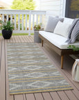 LOOMLAN Rugs Lume Gray Washable Indoor-Outdoor Rug