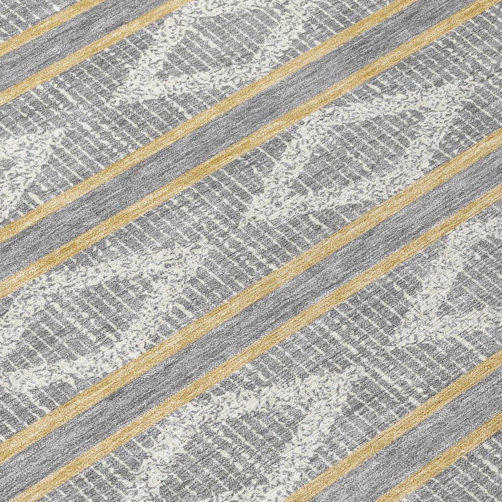 LOOMLAN Rugs Lume Gray Washable Indoor-Outdoor Rug