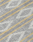 LOOMLAN Rugs Lume Gray Washable Indoor-Outdoor Rug