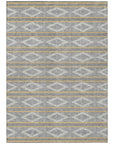 LOOMLAN Rugs Lume Gray Washable Indoor-Outdoor Rug