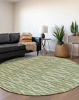 LOOMLAN Rugs Lume Green Washable Indoor-Outdoor Rug