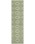 LOOMLAN Rugs Lume Green Washable Indoor-Outdoor Rug