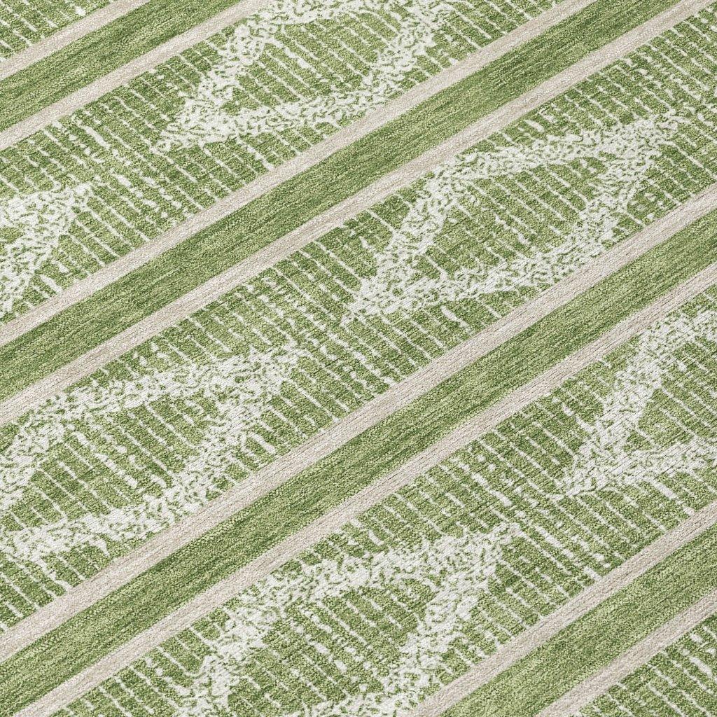 LOOMLAN Rugs Lume Green Washable Indoor-Outdoor Rug