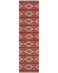 LOOMLAN Rugs Lume Red Washable Indoor-Outdoor Rug