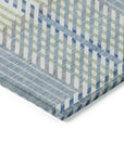 LOOMLAN Rugs Lunara Blue Washable Indoor-Outdoor Rug