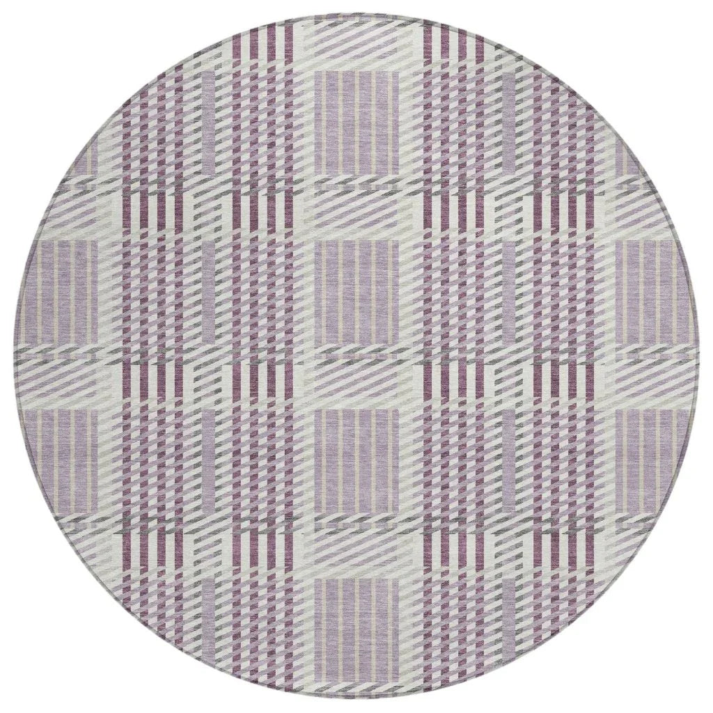 Lunara Purple Washable Indoor - Outdoor Rug - LOOMLAN - LOOMLAN Rugs - Outdoor Rugs