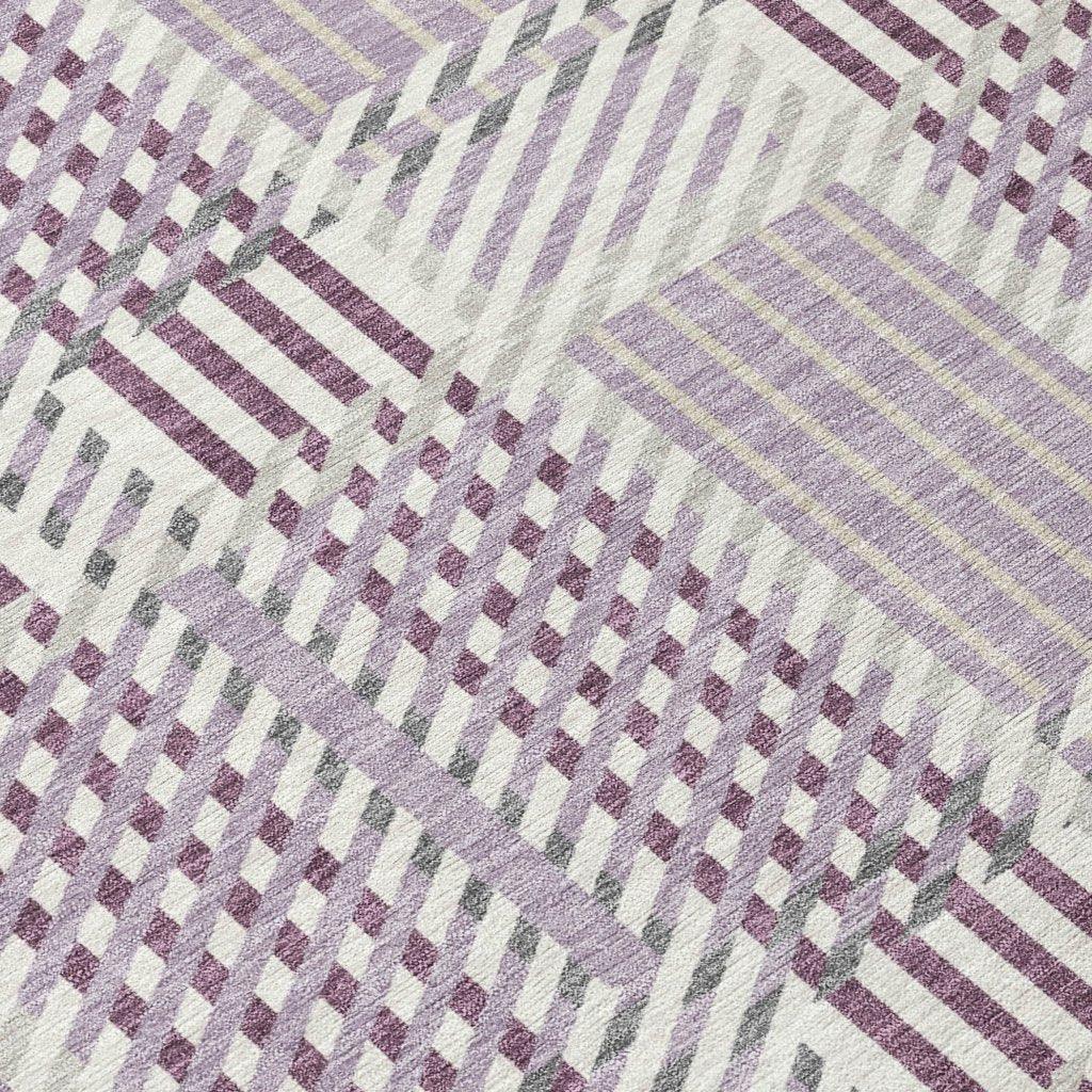 Lunara Purple Washable Indoor - Outdoor Rug - LOOMLAN - LOOMLAN Rugs - Outdoor Rugs
