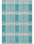 LOOMLAN Rugs Lunara Teal Washable Indoor-Outdoor Rug