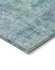 LOOMLAN Rugs Lunisse Blue Washable Indoor-Outdoor Rug