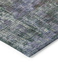 LOOMLAN Rugs Lunisse Fern Washable Indoor-Outdoor Rug