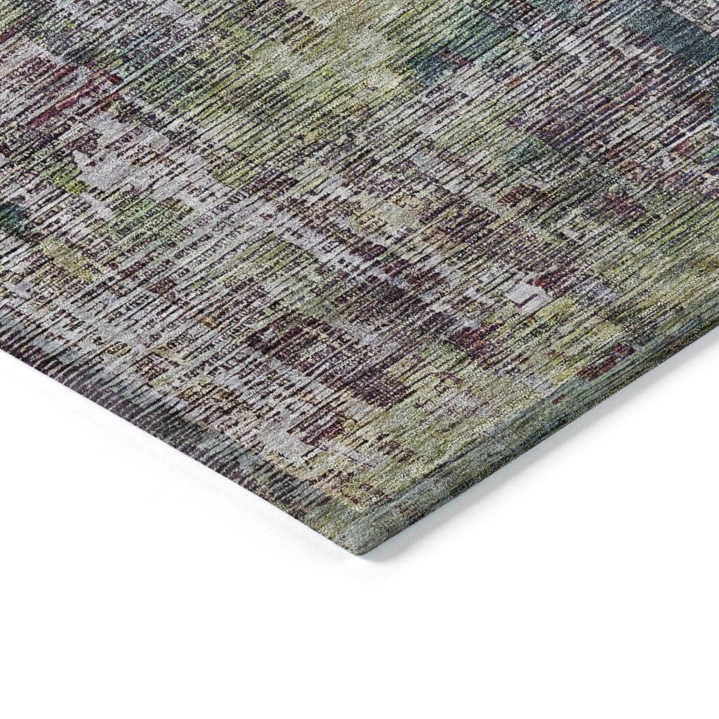 LOOMLAN Rugs Lunisse Gray Washable Indoor-Outdoor Rug