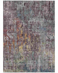 LOOMLAN Rugs Lunisse Gray Washable Indoor-Outdoor Rug