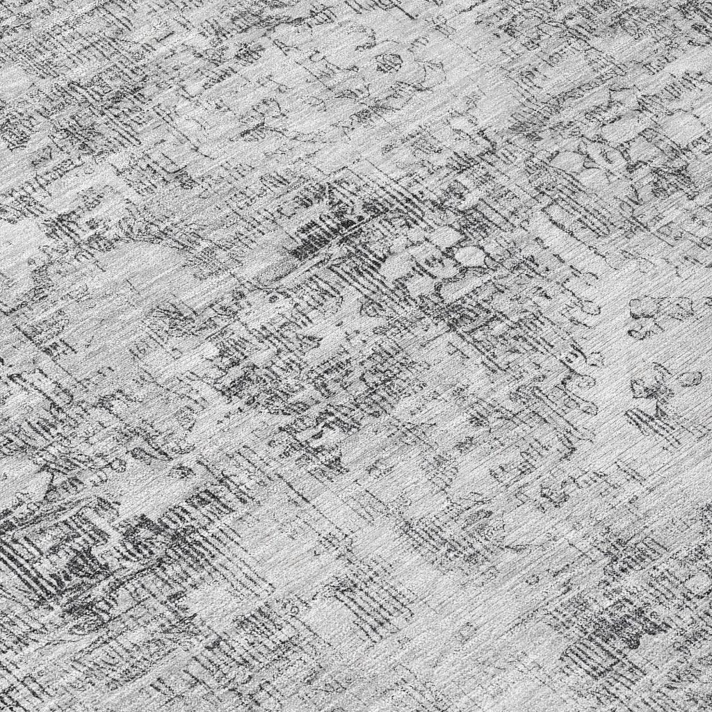 LOOMLAN Rugs Lurea Gray Washable Indoor-Outdoor Rug