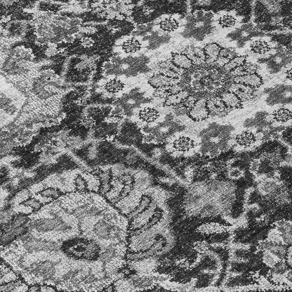 LOOMLAN Rugs Lureva Gray Washable Indoor-Outdoor Rug