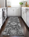 LOOMLAN Rugs Lureva Gray Washable Indoor-Outdoor Rug