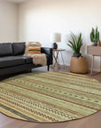 LOOMLAN Rugs Luthyra Beige Washable Indoor-Outdoor Rug