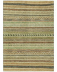 LOOMLAN Rugs Luthyra Beige Washable Indoor-Outdoor Rug