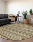 LOOMLAN Rugs Luthyra Chocolate Washable Indoor-Outdoor Rug